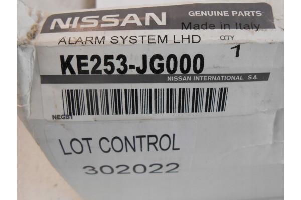 NISSAN X TRAIL T31 SET AUTO ALARM KE253JG000 Version European