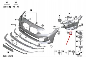 OE BMW 51118070937 LAMP MOUNT BMW P 1 F40 LE