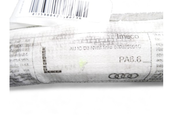 4E0880741 AIRBAG CORTINA DELANTERO IZQUIERDO AUDI A8 (4E) 3.0 TDI Quattro 2005 4E0880741 211575 AUDI - 3