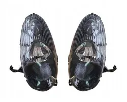 Juego de Faros Negros para Nissan Micra K12 2007-2010