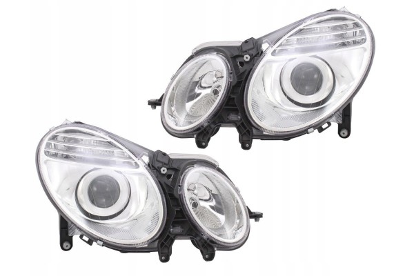 HEADLIGHTS MERCEDES W211 E KLASSE 2006 2009 TYC