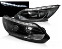 FRONT LAMP FORD FOCUS 3 III MK3 11 14 LED BLACK MOTORS REG FREEBIE