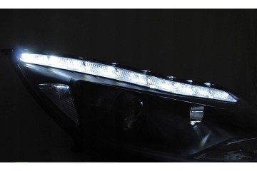 FRONT LAMP FORD FOCUS 3 III MK3 11 14 LED BLACK MOTORS REG FREEBIE Part manufacturer Junyan