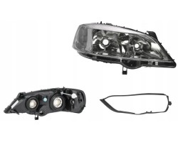 HEADLIGHT LAMP RIGHT OPEL ASTRA G 98 09 HELLA