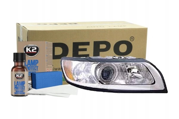 Volvo S40 V50 2008 12 Headlight Right Depo Product weight with unit packaging 6 kg