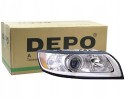 Volvo S40 V50 2008 12 Headlight Right Depo Height adjustment electric
