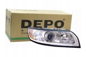 Volvo S40 V50 2008 12 Headlight Right Depo Quality of parts according to GVO Q original with factory logo OEM OES