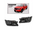 DODGE JOURNEY AND 2008 2020 FRONT LAMPS BLACK SET 68200085AB EUROPE