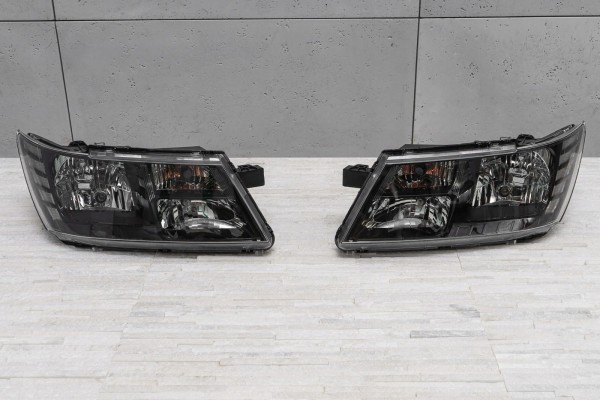 DODGE JOURNEY AND 2008 2020 FRONT LAMPS BLACK SET 68200085AB EUROPE Catalog number of the part 68200084AB