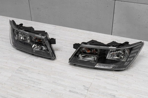 DODGE JOURNEY AND 2008 2020 FRONT LAMPS BLACK SET 68200085AB EUROPE Catalog number of substitutes 68200084AB