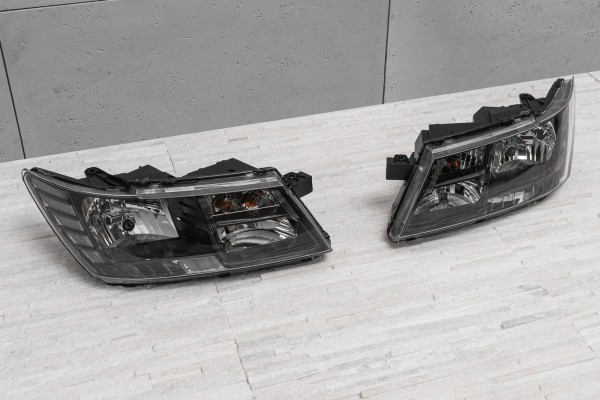 DODGE JOURNEY AND 2008 2020 FRONT LAMPS BLACK SET 68200085AB EUROPE Catalog number of the original 68200084AB