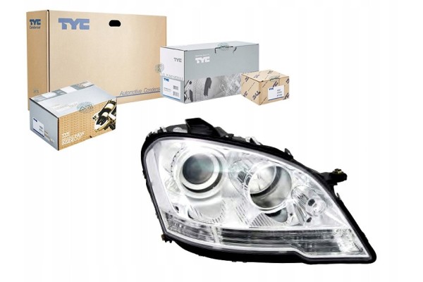 TYC 20 12161 05 2 Headlight Mercedes Benz M CLASS RIGHT Packaging status original