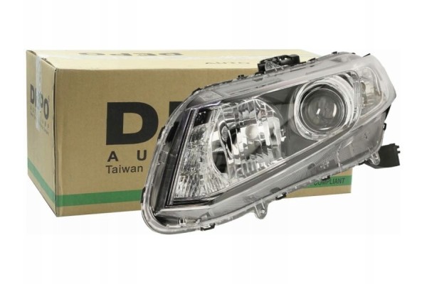 HEADLAMP LEFT HONDA CIVIC IX SEDAN 2011 DEPO Height adjustment electric