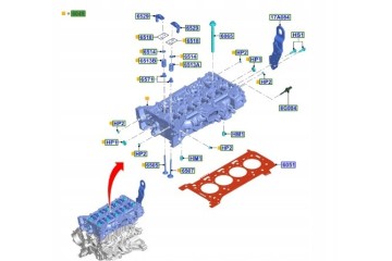 NEW ORIGINAL CYLINDER HEAD FOR FORD 2 0 ECOBLUE PANTHER HG9Q 6C032 DA