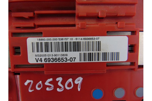 6936653 CAJA RELES / FUSIBLES BMW SERIE 3 BERLINA (E90)