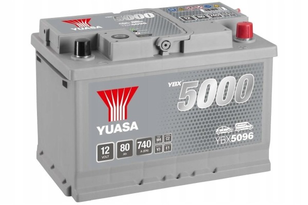 BATTERY 80AH 740A P YUASA ELITE YBX 5096