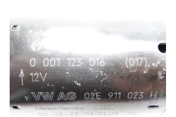 02E911023H  MOTOR ARRANQUE SEAT TOLEDO (5P2) Sport-up 2006 02E911023H 211614 SEAT - 1