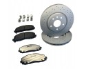 Zimmermann 230 2384 52 Powerstop Z36 1589 Pacifica discs front FWD