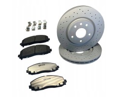 Zimmermann 230 2384 52 Powerstop Z36 1589 Pacifica discs front FWD