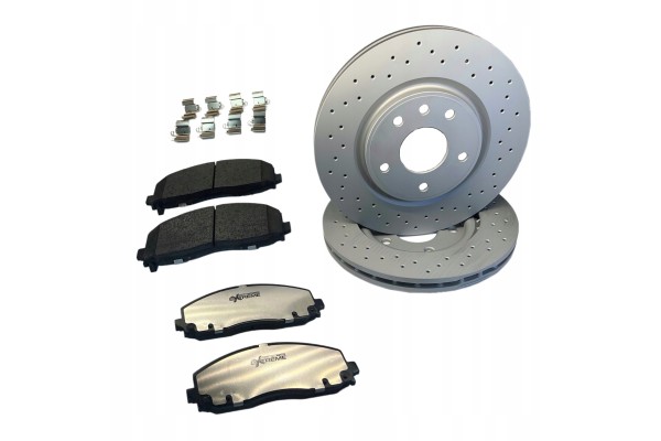 Zimmermann 230 2384 52 Powerstop Z36 1589 Pacifica discs front FWD