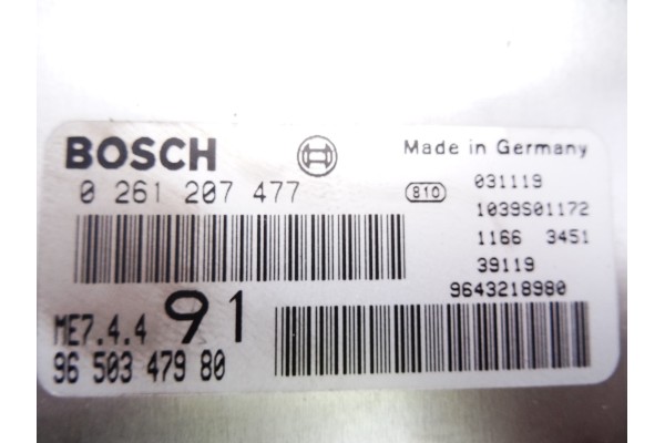 9650347980 CENTRALITA MOTOR UCE PEUGEOT 206