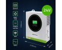 Qoltec Off Grid 3500W MPPT Solar Inverter with 24V Wi Fi Option Catalog number of the part 53864