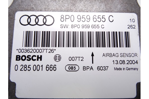 8P0959655C  CENTRALITA AIRBAG AUDI A3 SPORTBACK (8PA) 2.0 TDI Ambiente 2004 8P0959655C 211692 AUDI - 2