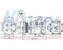 COMPRESSOR AIR CONDITIONING COMPRESSOR 89071 NISSENS Quality of parts according to GVO Q original with factory logo OEM OES