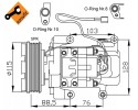 Compressor air conditioning NRF 32681 Part manufacturer NRF