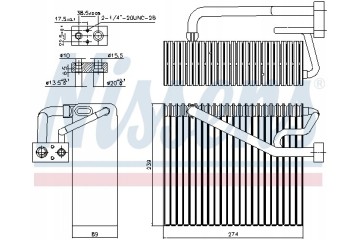 Air conditioning evaporators NISSENS 92211 Part manufacturer Nissens