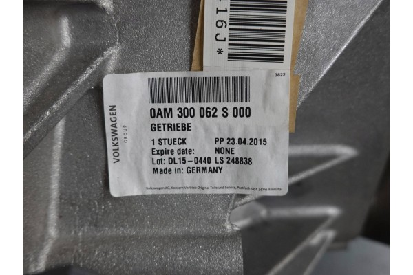 VW SEAT SKODA AUDI GEARBOX DSG 7 SPEED DQ200 QHL NEW ORIGINAL Quality of parts according to GVO O original with manufacturer s l