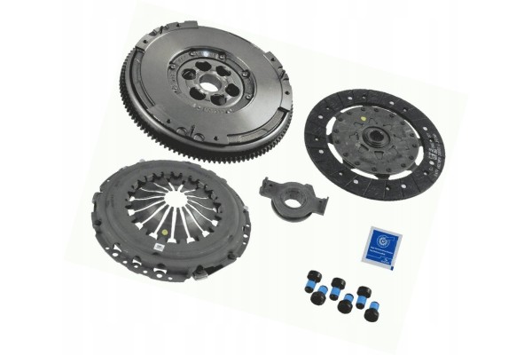 Complete clutch with two mass wheel SACHS 2290 601 078