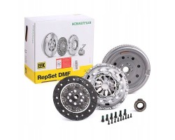 Clutch set LuK 600 0199 00 with two mass wheel and bearing AUDI SEAT VW