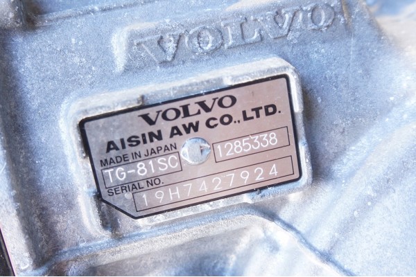 GEARBOX VOLVO XC40 2 0D TG 81SC P1285338 Car type passenger cars