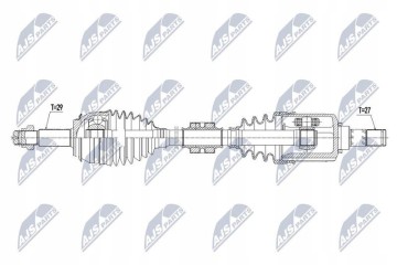 Eje de transmisión NTY NPW-NS-078