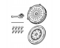 Valeo 855303 DCT Dual Mass Wheel Clutch Kit