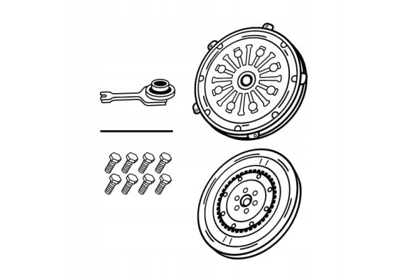 Valeo 855303 DCT Dual Mass Wheel Clutch Kit