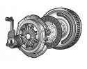 CLUTCH SET DISC FLYWHEEL SCREW PRESSURE