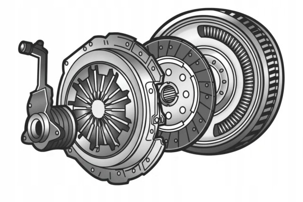 CLUTCH SET DISC FLYWHEEL SCREW PRESSURE