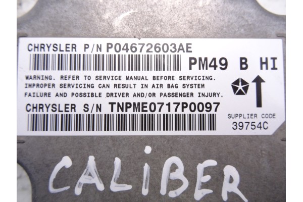 P04672603AE CENTRALITA AIRBAG DODGE CALIBER (PM) S 2007 P04672603AE 212257 DODGE - 1
