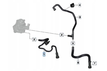 OE BMW FUEL LINE WITH SENSOR F20 F21 F22 F30 F31 F32 F33 F34 N47N EAN GTIN 13538594893486