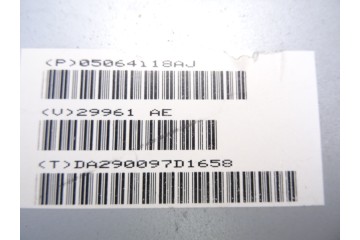 P05064118AJ MODULO ELECTRONICO DODGE CALIBER (PM) S 2007 P05064118AJ 212262 DODGE - 1