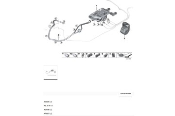 Compresor de suspensión BMW G05 LCI G06 LCI G07 LCI 5A70699 5A57843 6