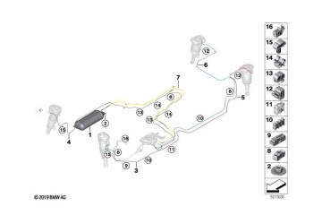 Compresor de suspensión BMW G05 LCI G06 LCI G07 LCI 5A70699 5A57843 6