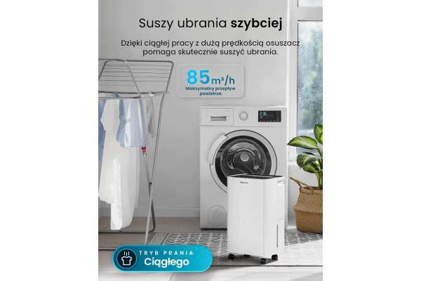 DEHUMIDIFIER 12 LITERS PER DAY TANK 2 L HUMIDITY 3 MODES Customs tariff code 84798997