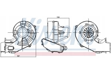 Nissens 87247 Indoor fan Part manufacturer Nissens