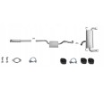 EXHAUST SYSTEM FORD KUGA II 1 5 1 6 SETS SILENCERS MIDDLE FINAL SILENCER