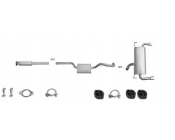 EXHAUST SYSTEM FORD KUGA II 1 5 1 6 SETS SILENCERS MIDDLE FINAL SILENCER
