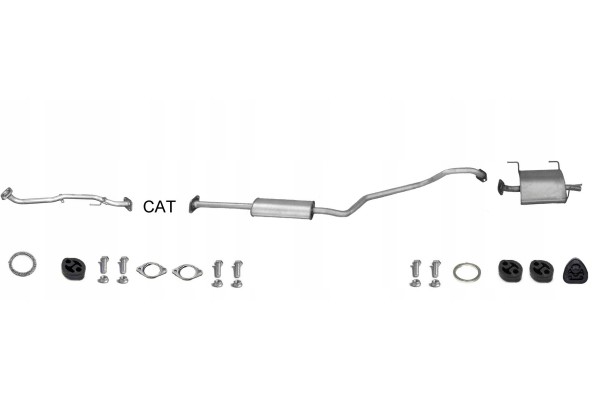 NISSAN DESCRIPTIVE N16 II 1 5 2002 06 SILENCERS MIDDLE SILENCER END TUBE