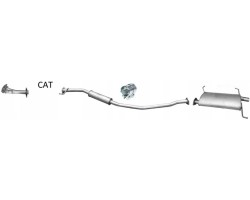 MITSUBISHI GRANDIS 2 4i 121kW 2004 0 00 FINAL SILENCER MIDDLE PIPE